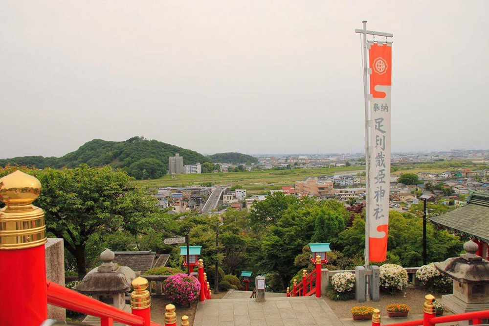 織姫神社　見晴らし　栃木県　足利市　観光スポット