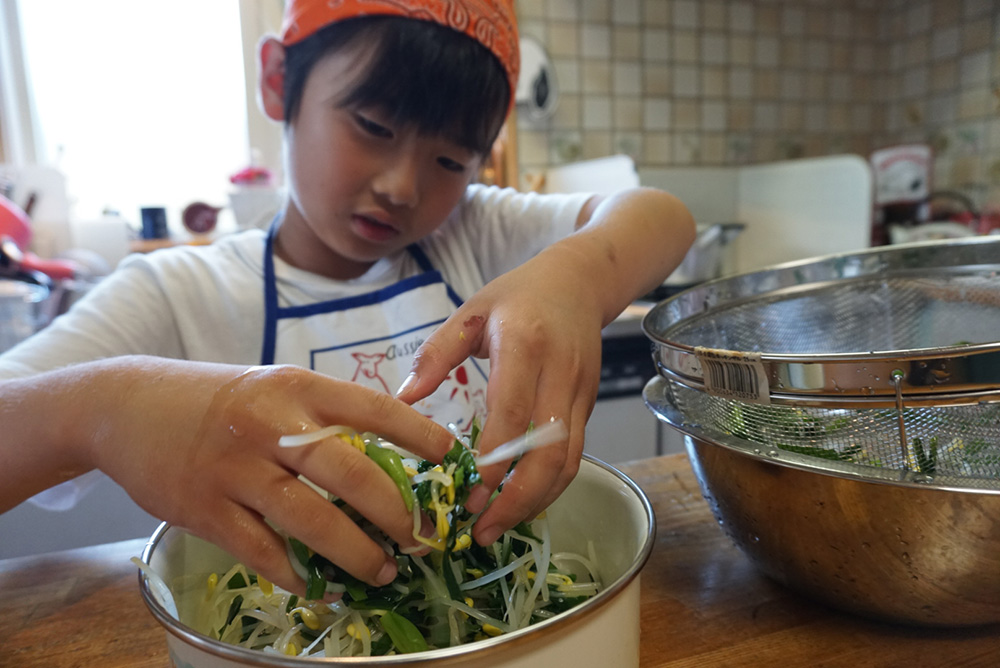 にらのナムル　野菜を冷やす　レシピ　栃木県　郷土料理