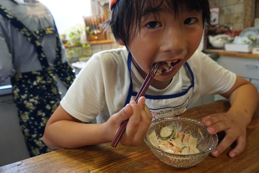 かんぴょう（干瓢）サラダ　食べる　栃木県　郷土料理　レシピ