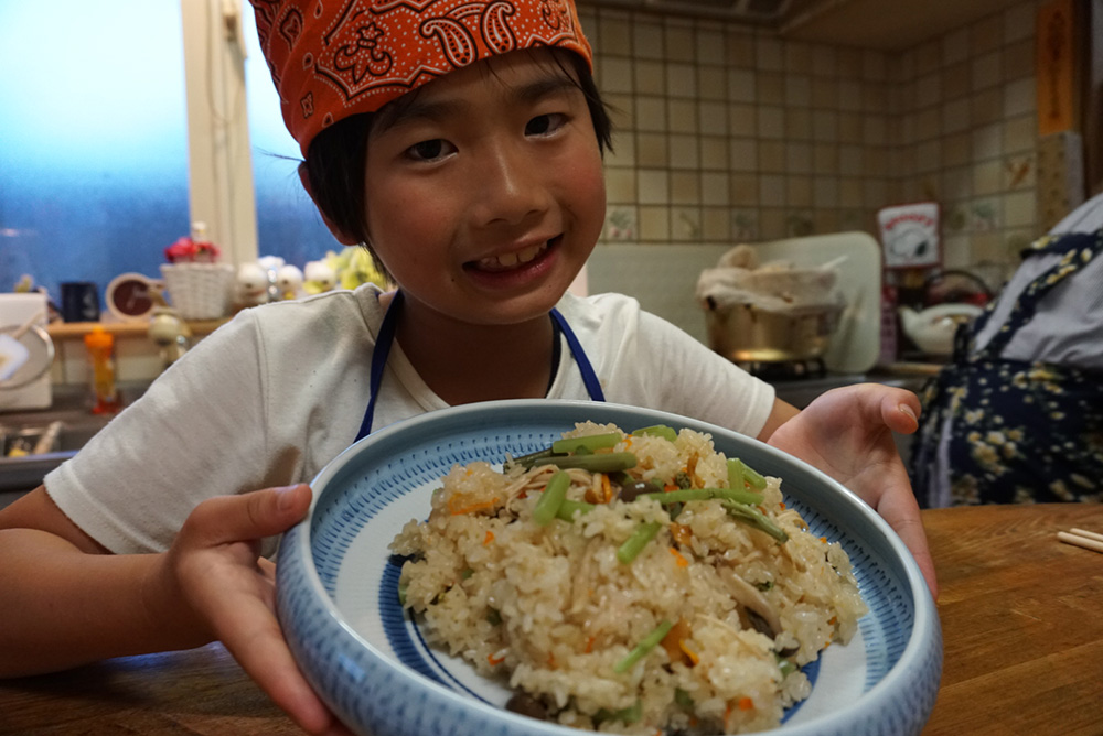 山菜おこわ　できた！　レシピ　栃木県　郷土料理