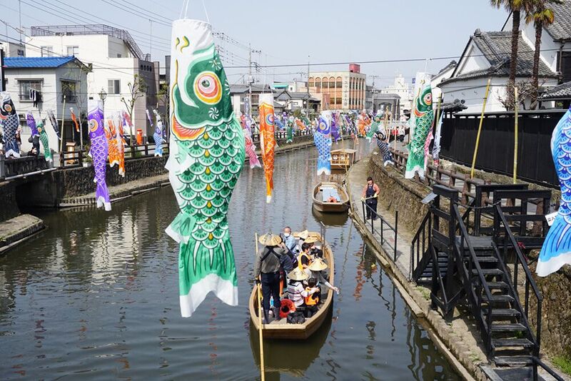 船　蔵の街遊覧船　うずま川　栃木市　観光　とちぎのしゅし