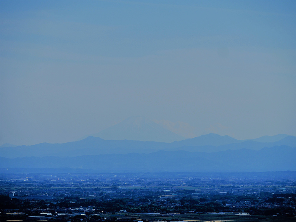 冨士山が見える　三毳山　登山　トレッキング　栃木市　佐野市　とちぎのしゅし