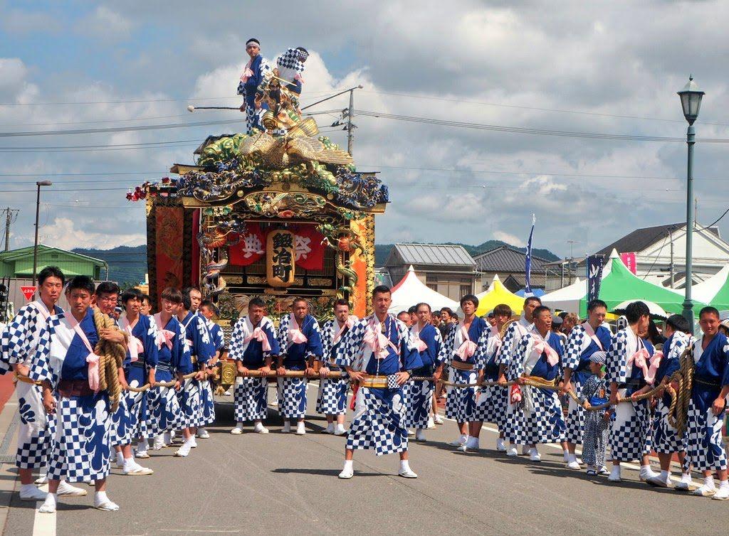 栃木県　那須烏山市　山あげ祭の様子　ユネスコ無形文化遺産　